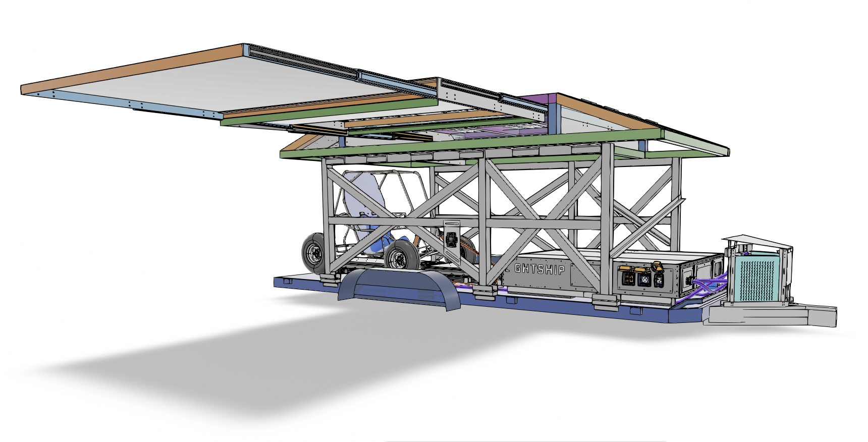 CAD of the full trailer