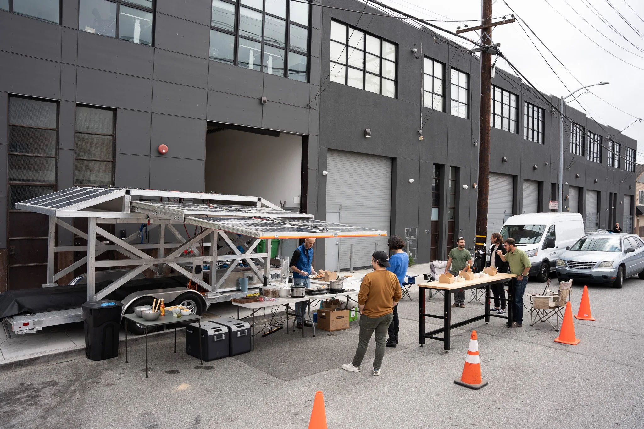 Investor lunch! Getting set up