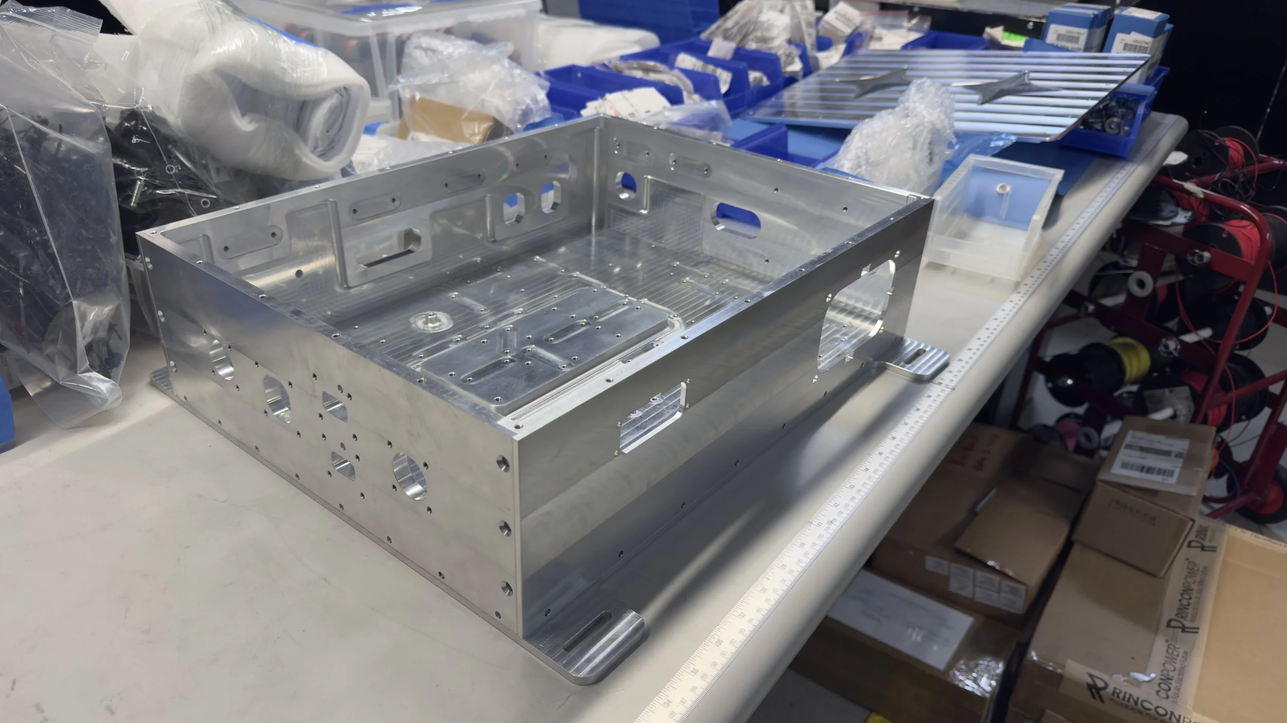 Quick fit check of the cnc'd panels, perfect fit!