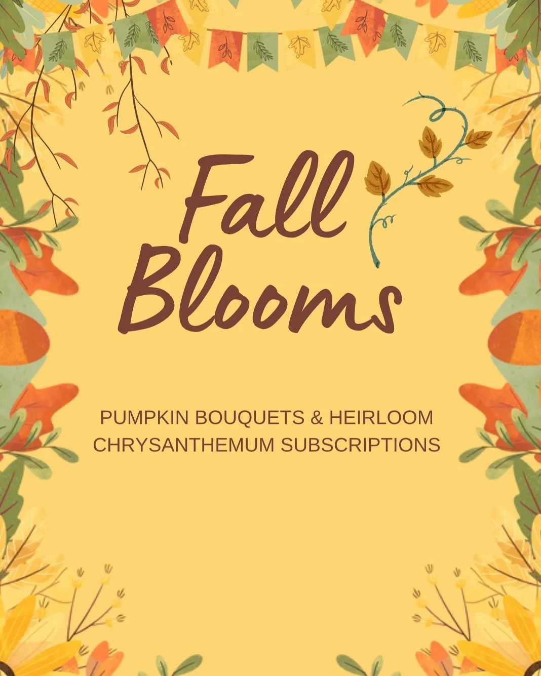 Lots of great ways to get some beautiful fall blooms! Everything is updated and on the website- if you have any questions, please message me! 
Don’t miss your chance to get local dahlias and mums- there is nothing better!!!