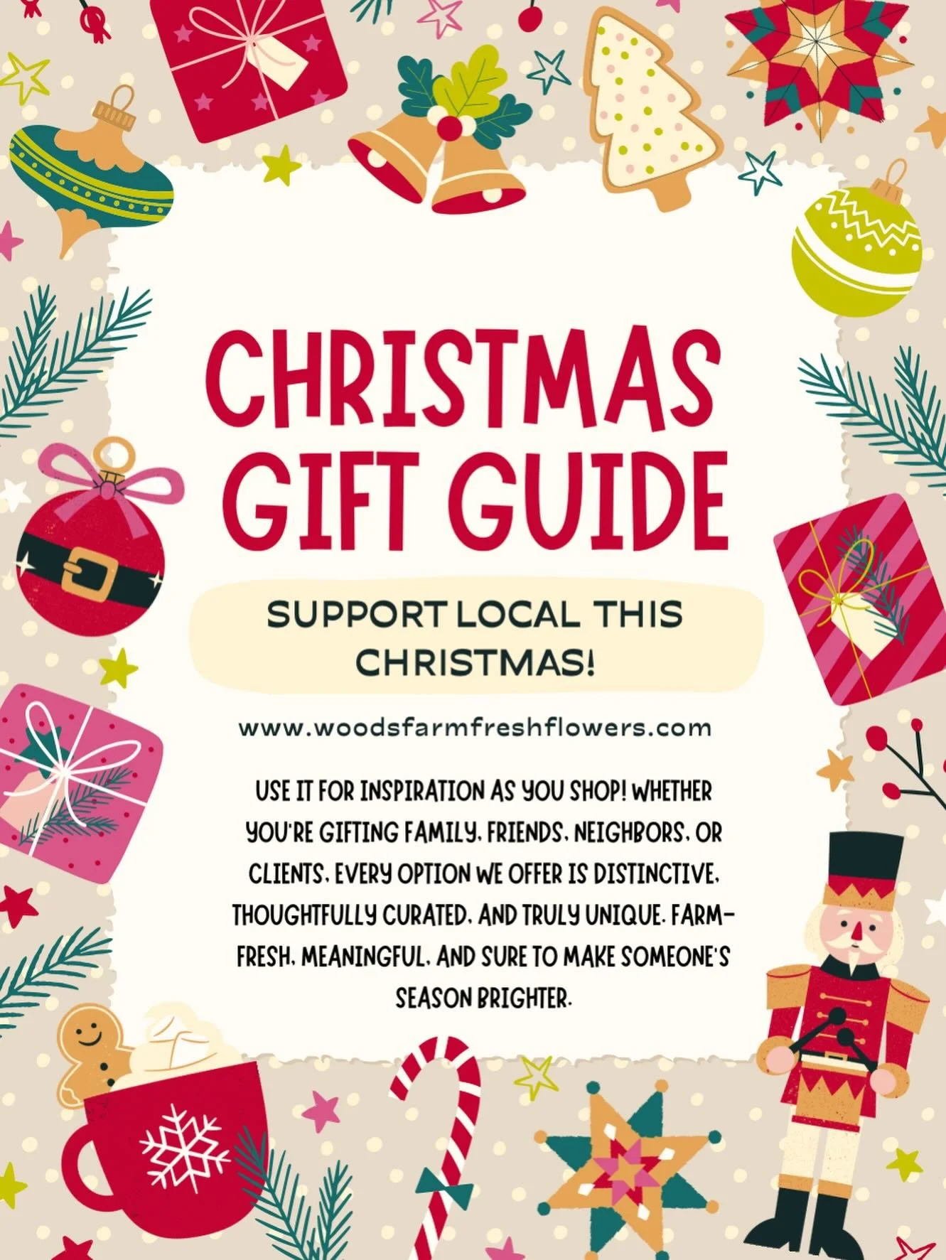 There is truly something for EVERYONE on your list- unique &amp; thoughtful gifts they&rsquo;ll absolutely love! 
This season we hope you&rsquo;ll consider shopping local and supporting our family farm. Every single order means the world to us, and w