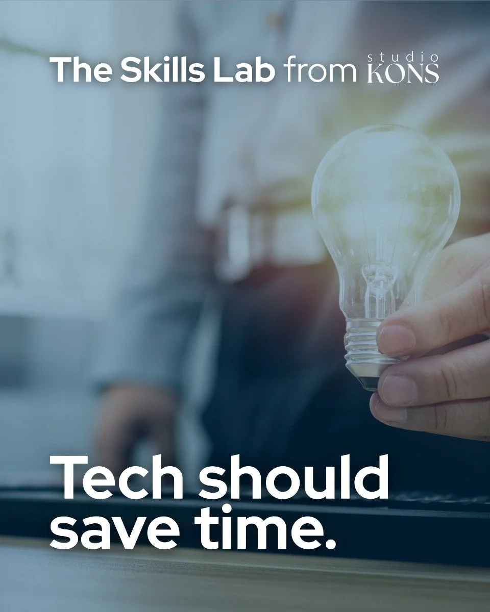 Tech should save time. ⏳

But too often?
👉 It feels like just one more headache.

The problem isn&rsquo;t the people. The heart is already there.
The gap is training.

The Skills Lab = live, guided support that makes the tools actually work for us.
