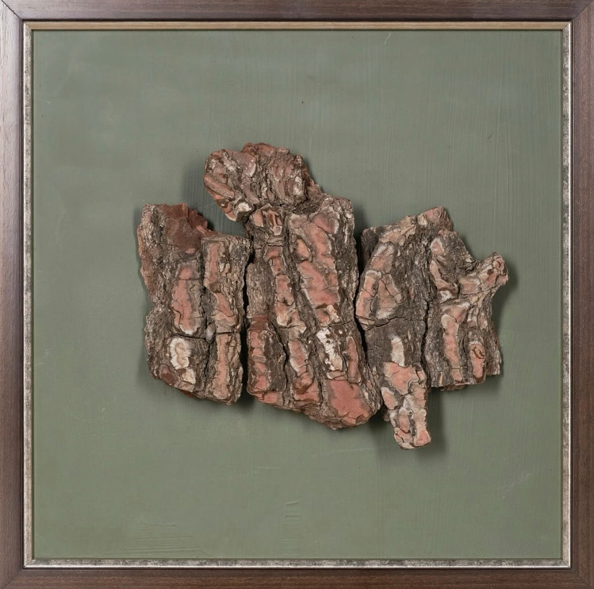 FRAGMENTS DE FORET
&laquo;&nbsp;Fragments de for&ecirc;t&nbsp;&raquo; est n&eacute;e de mes longues promenades en for&ecirc;t, o&ugrave; je collecte m&eacute;ticuleusement des morceaux d&rsquo;&eacute;corce qui attirent mon regard. Chaque fragment ra