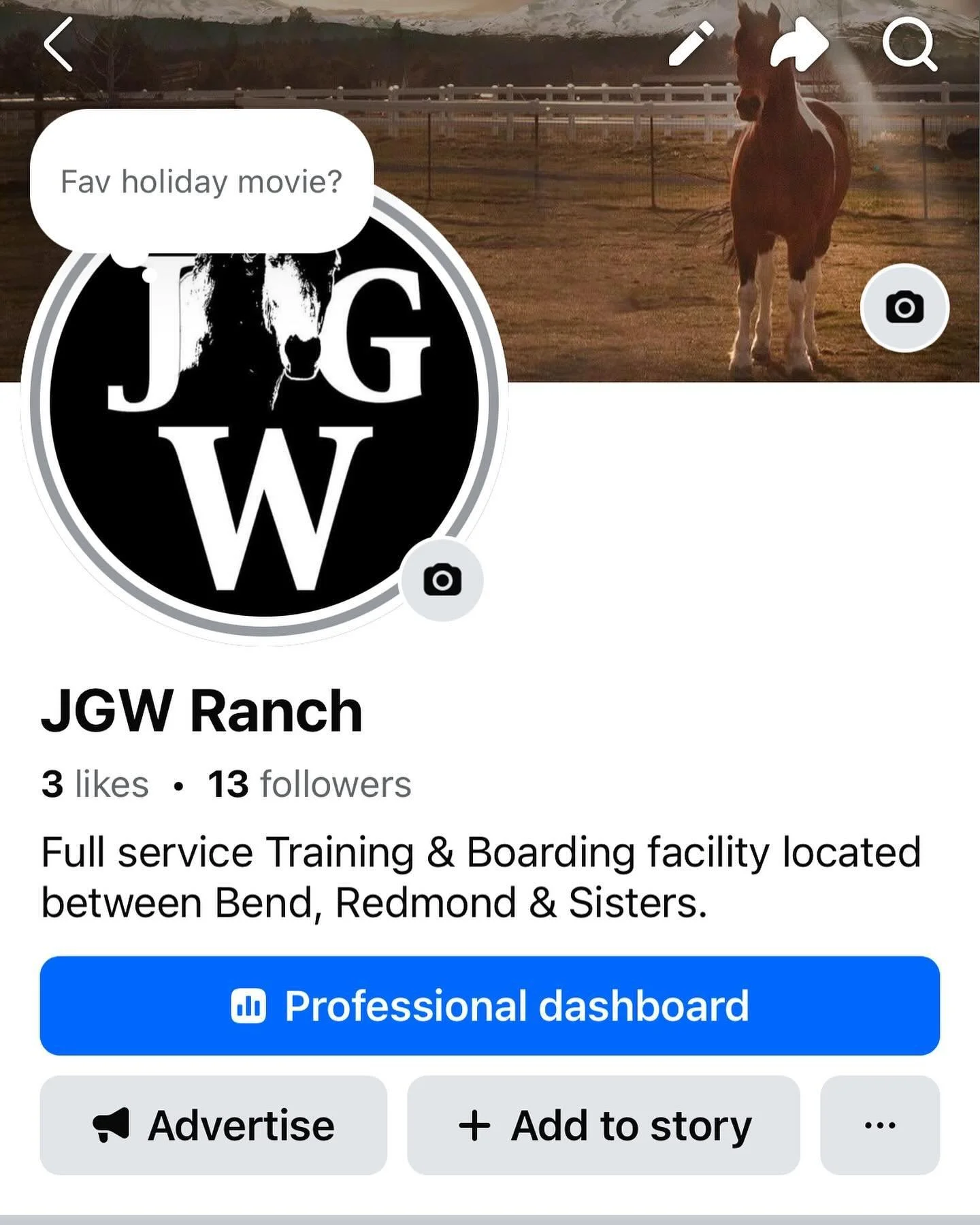 We lost our old facebook page so please go follow our new one!!! #jgwranch
