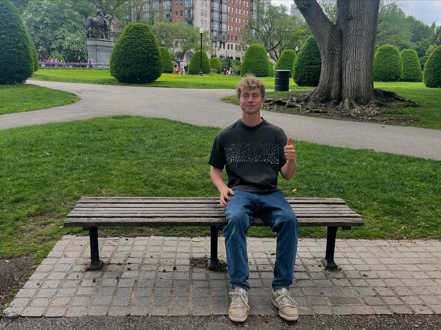 The bench from Good Will Hunting. One of my all time favorite movies has now become real life. Just like many benches across the world, this one is a memorial. Passerbys walk a little slower past this bench. Some sit down for a while. When Robin Will