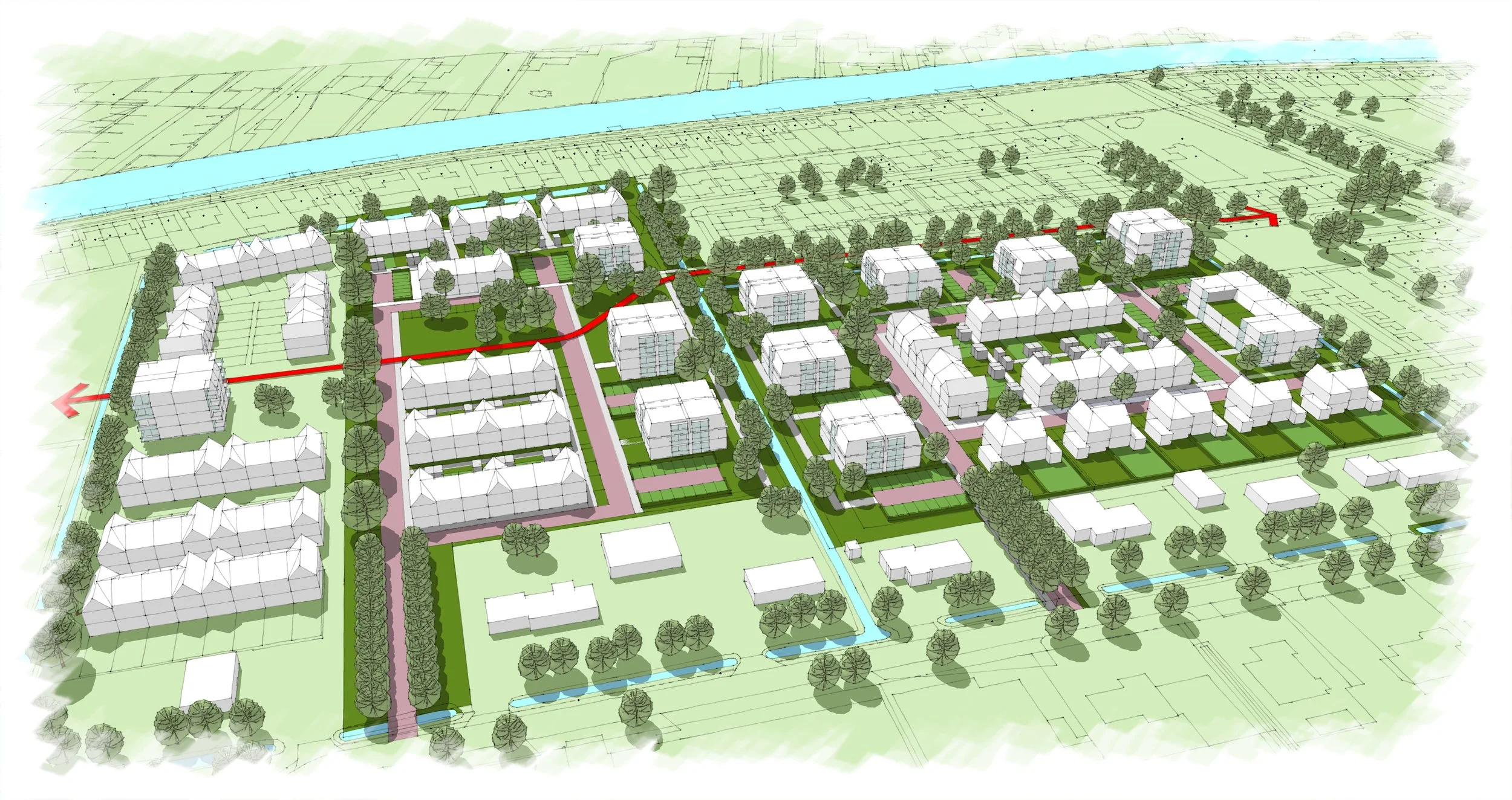 Gebiedsonwikkeling Rijsenhout - 220 woningen