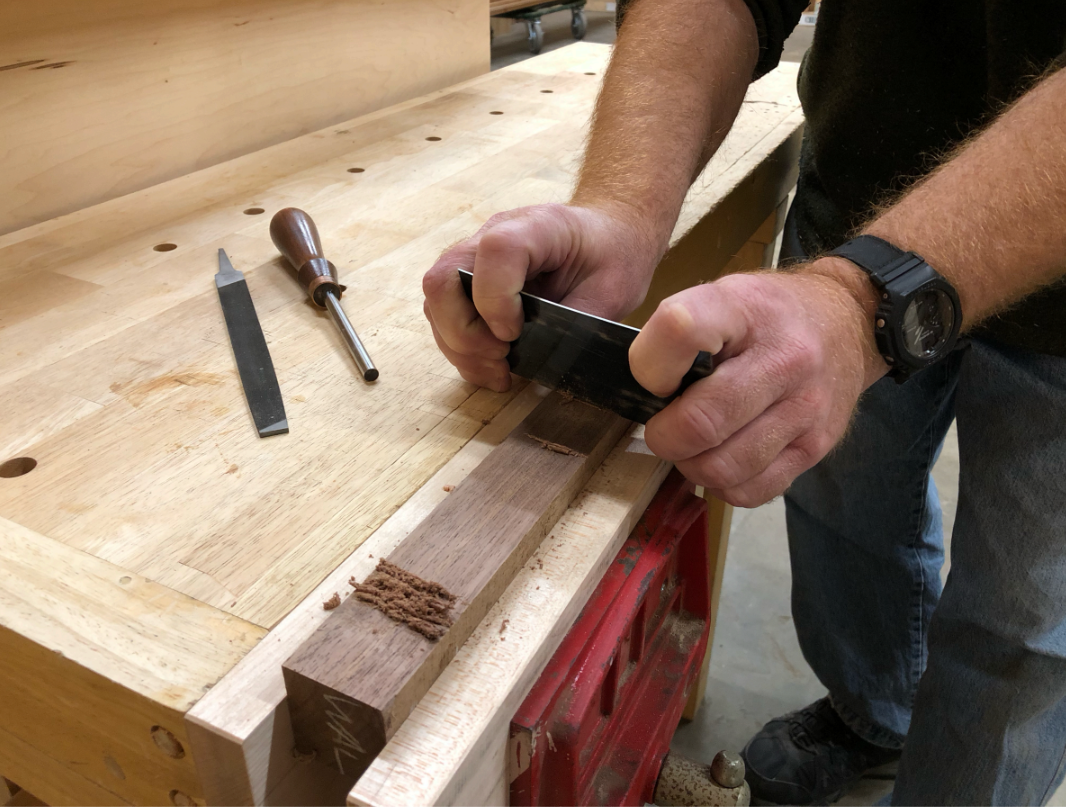 Basic Card Scraper Sharpening