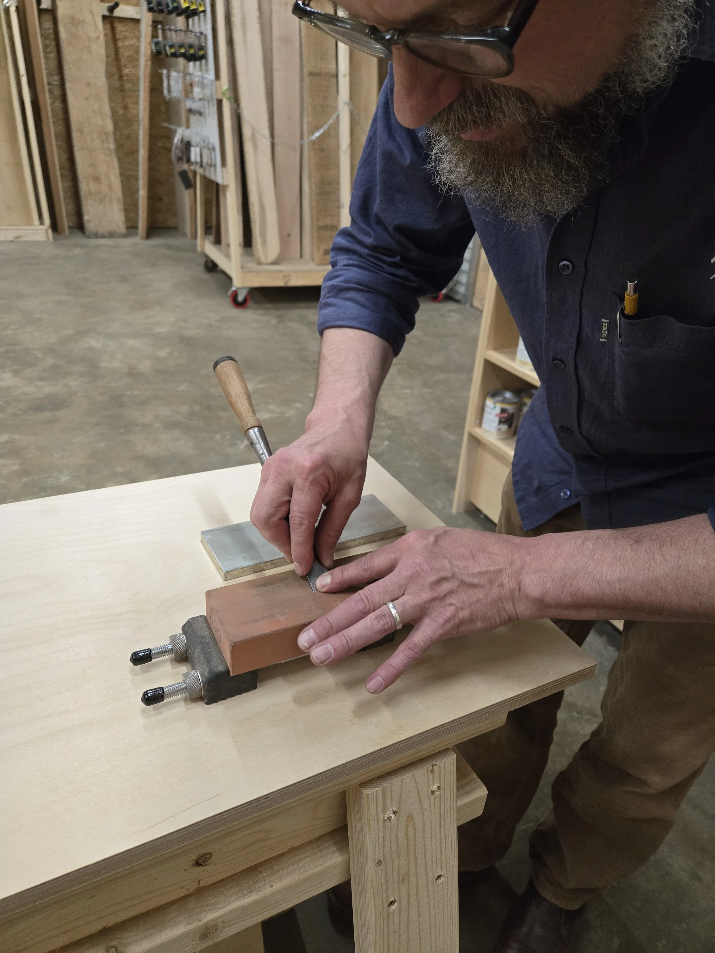 Chisel and Plane Iron Sharpening Class - June 27th