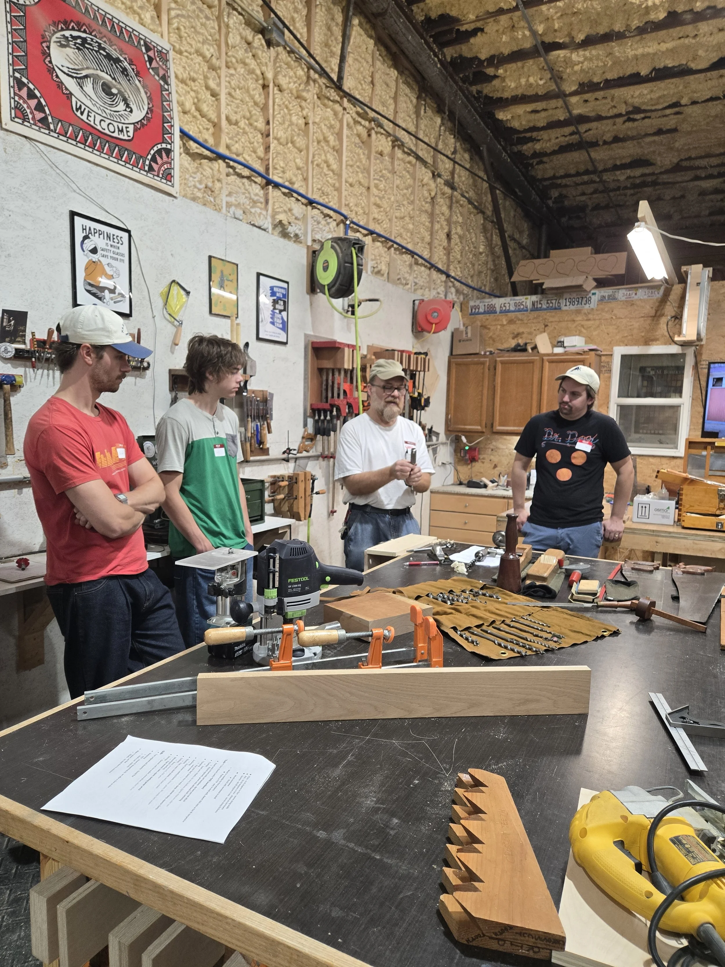 Intro to Woodworking class