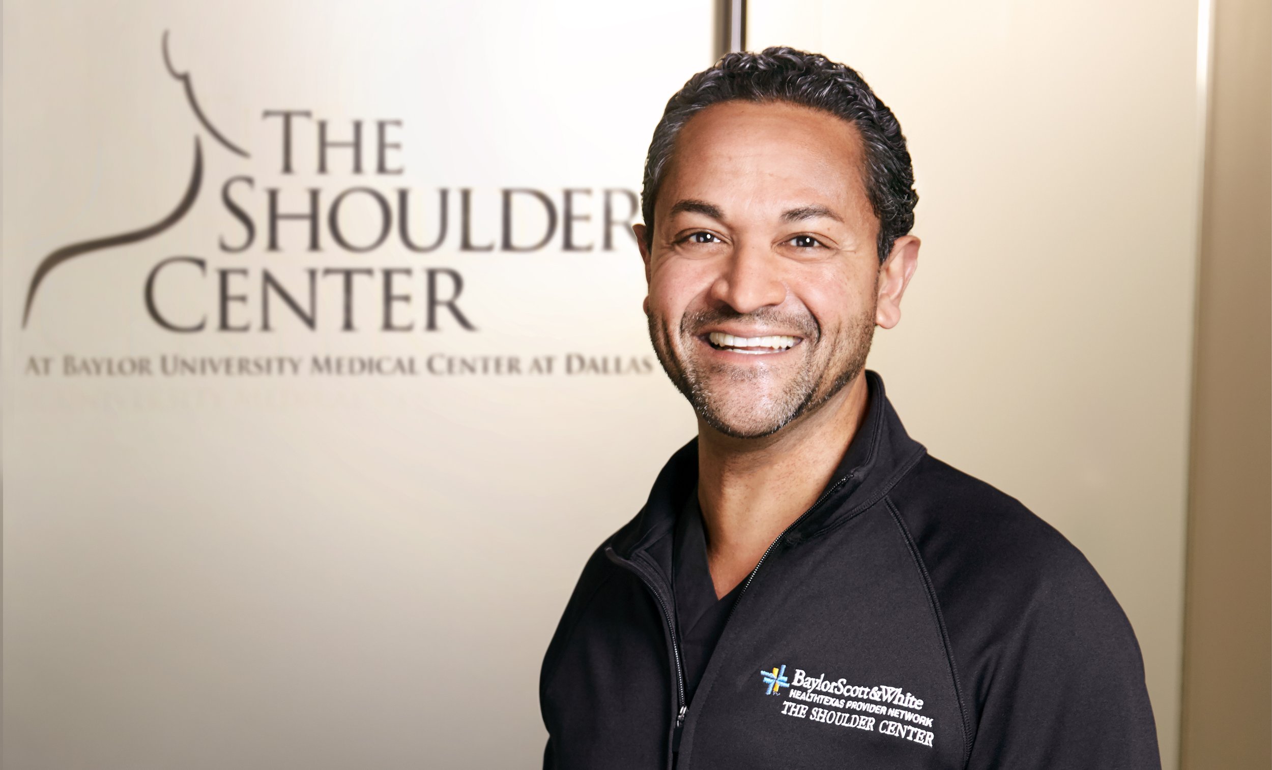 Dr. Butch Krishnan at The Shoulder Center at Baylor University Medical Center.