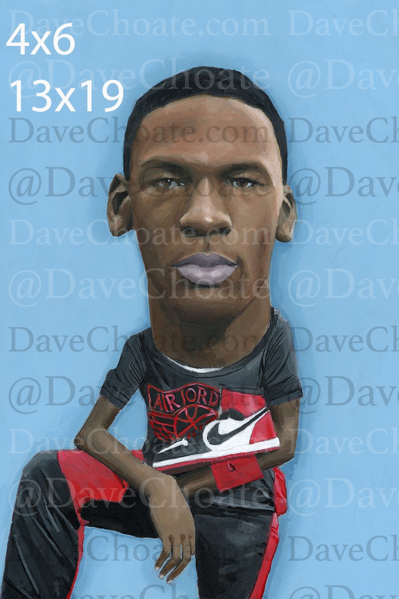Michael Jordan, Chicago Bulls Art Photo Print from an original painting