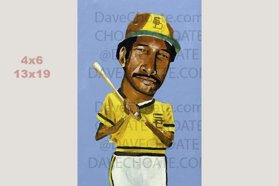Dave Winfield, San Diego Padres Art Photo Print
