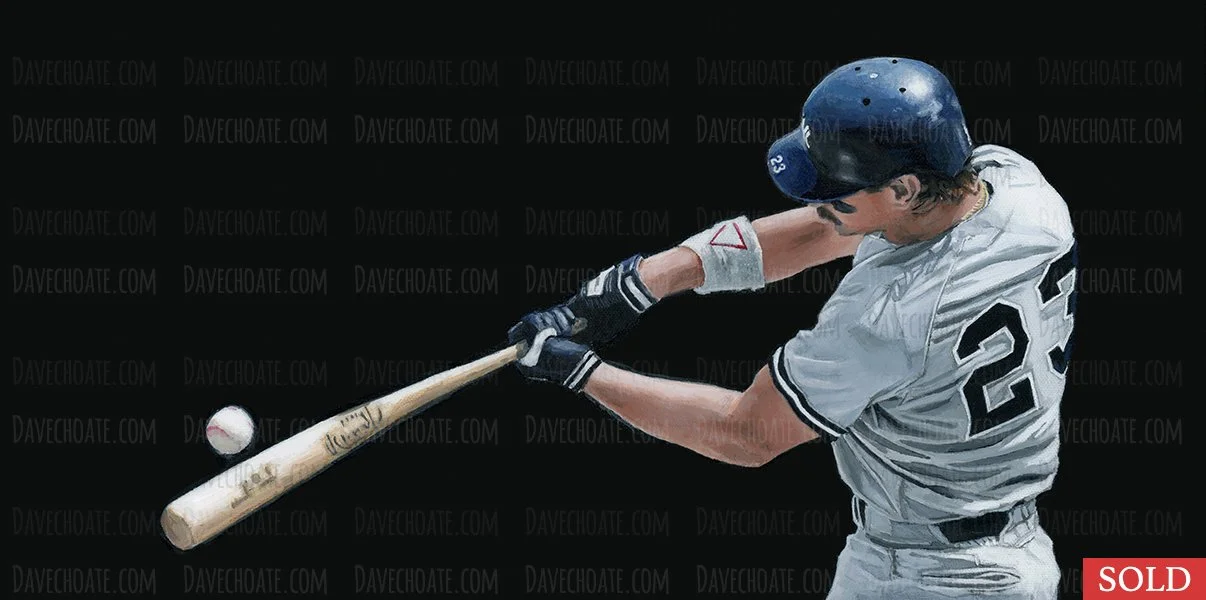 Don Mattingly, New York Yankees. Measures 10x20