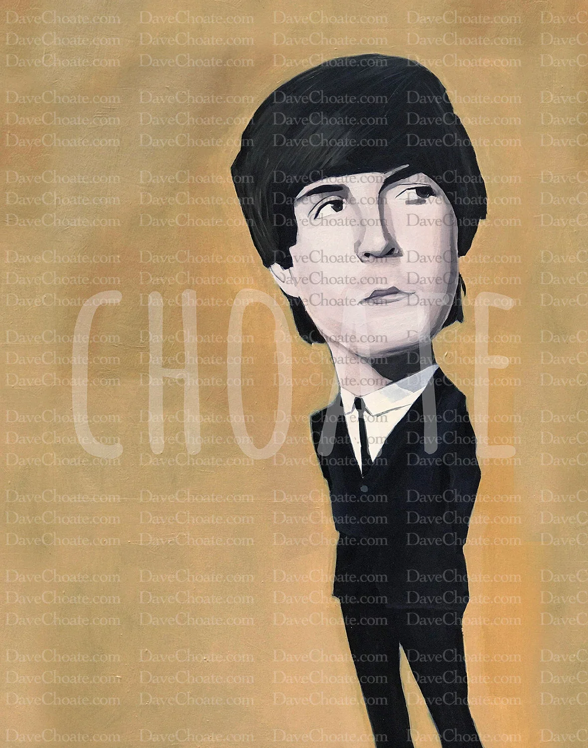 Paul McCartney, Beatles ART Print from Original Painting