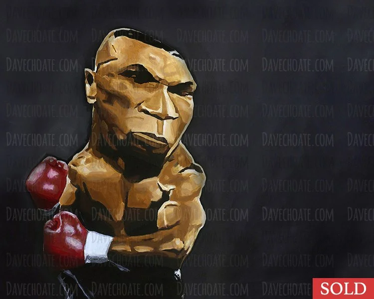 Mike Tyson. Measures 30x40