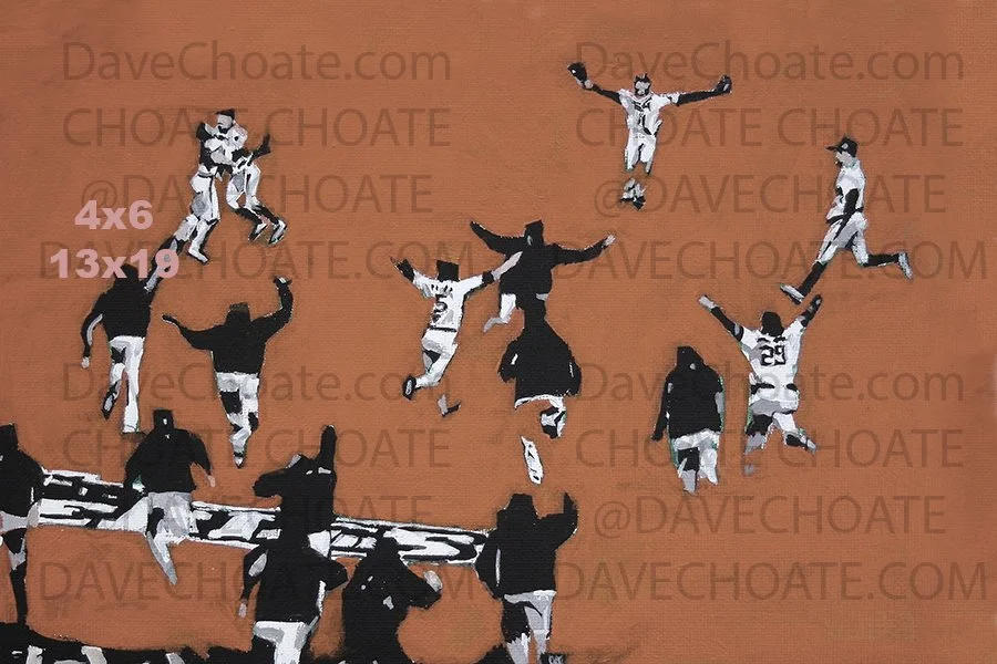 San Francisco Giants World Series Art Photo Print