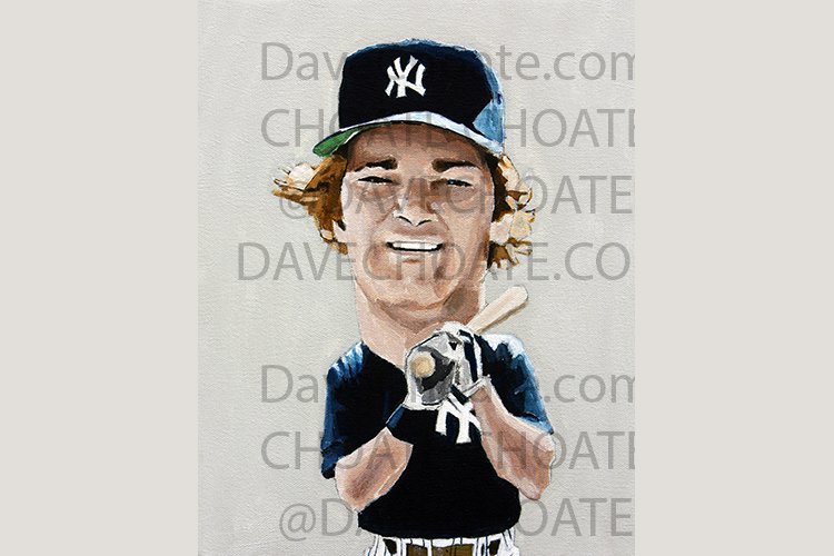 Don Mattingly, New York Yankees Art Photo Print from an original abstract painting