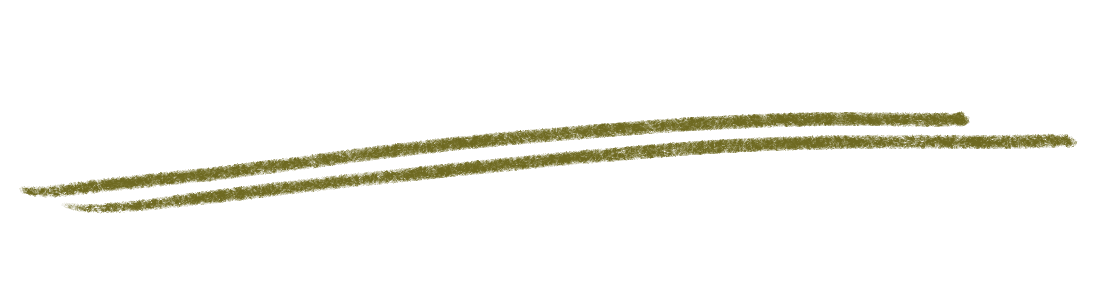 Tres líneas trazadas en color dorado sobre fondo negro.