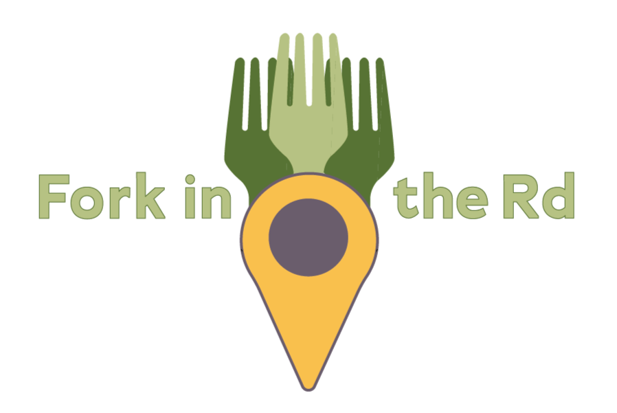 An up-close look at the Fork in the Road logo.