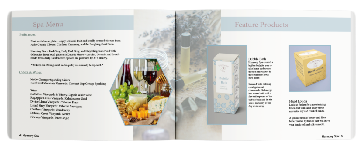 Harmony Spa Booklet