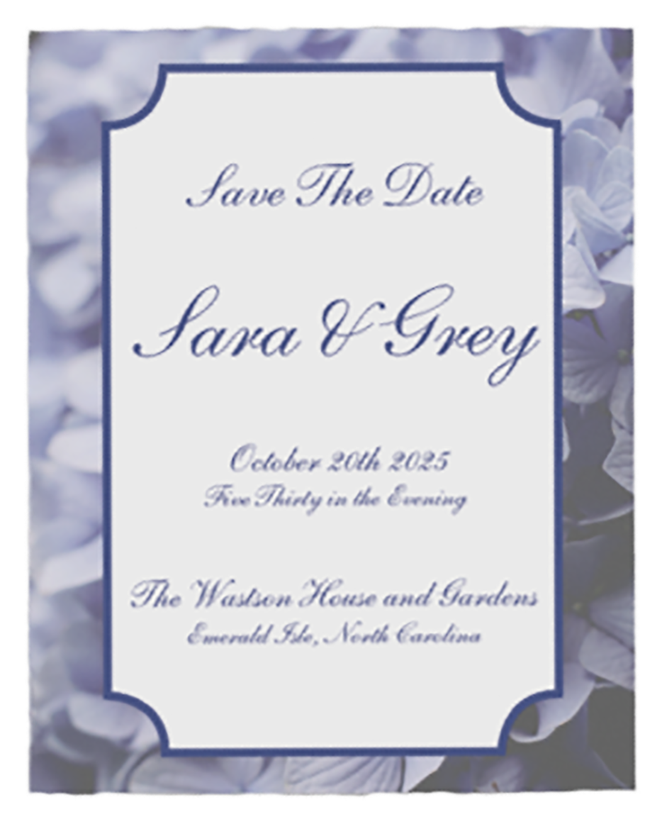 Wedding Save the Date