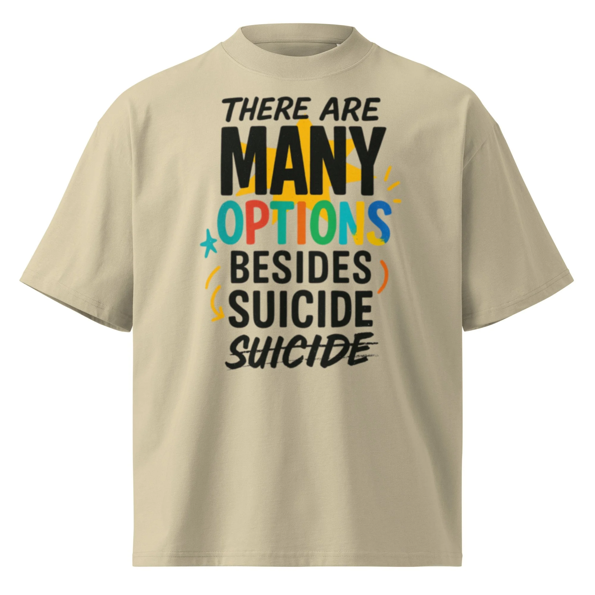 unisex-organic-oversized-high-neck-t-shirt-stone-front-68a270ea08c0b.jpg