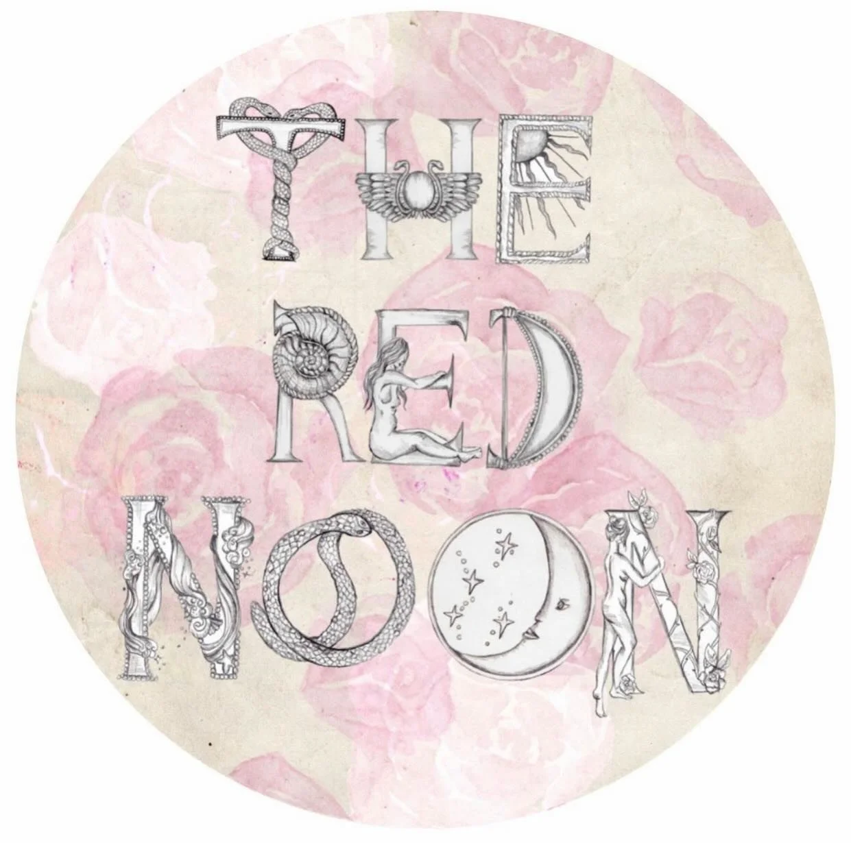 A past Collab with artistic visionary~ @therednoon 🫶 🌹 🪽 hand drawn lettering, on hand made natural watercolour painted roses 🌹 

I love co~creating, bringing the invisible into form🪽