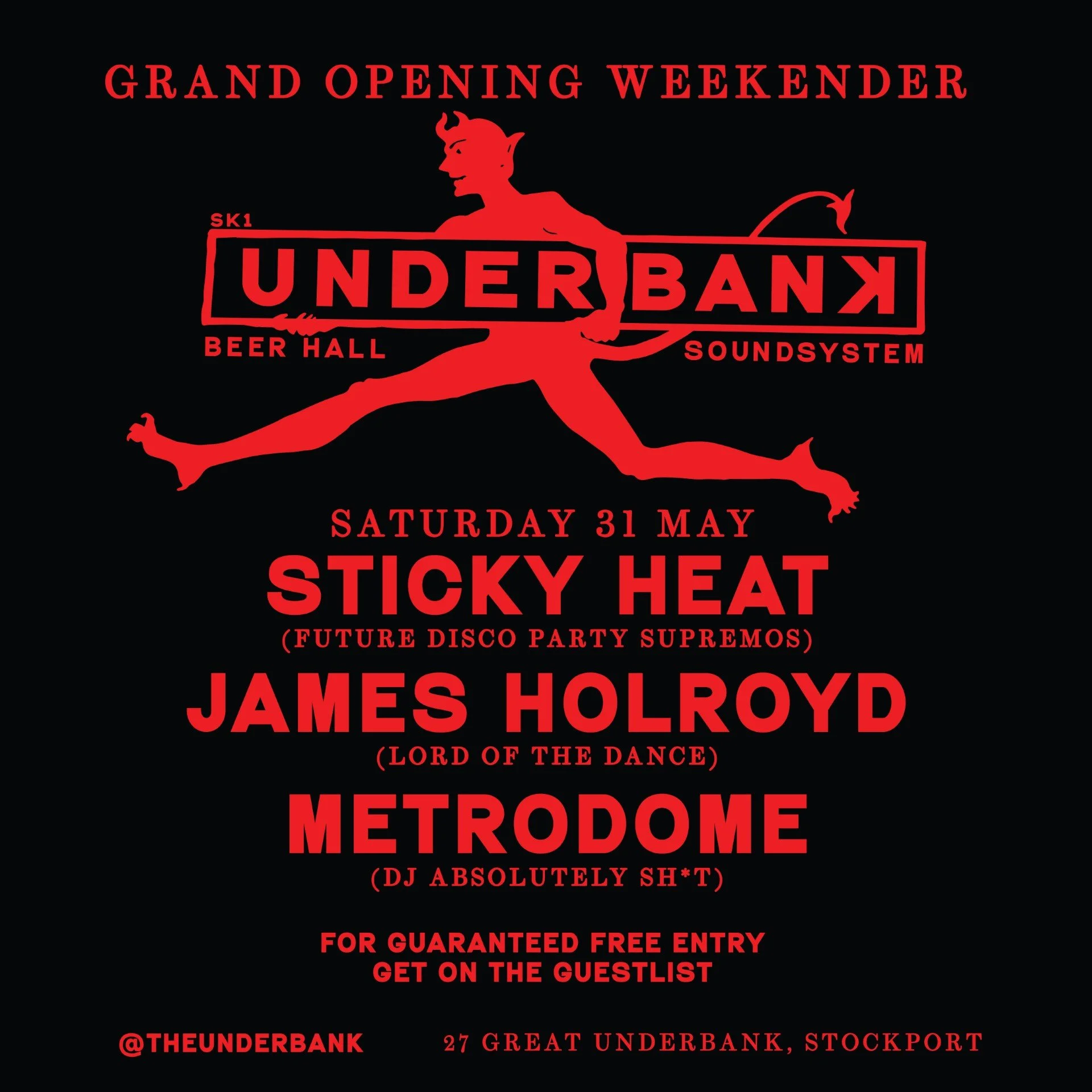 The Underbank | Discover Live Events