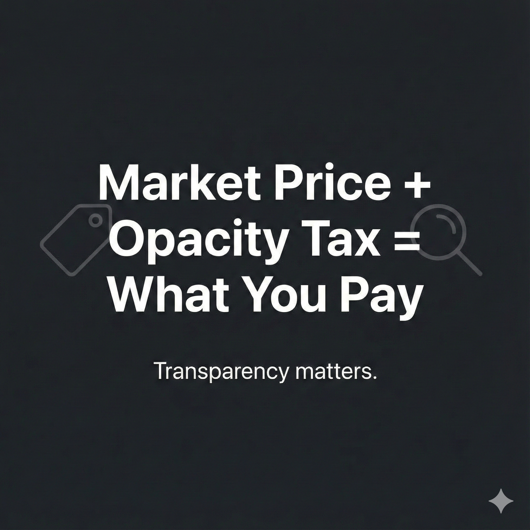 The Opacity Tax - What It Actually Costs to Buy Blind in Accra