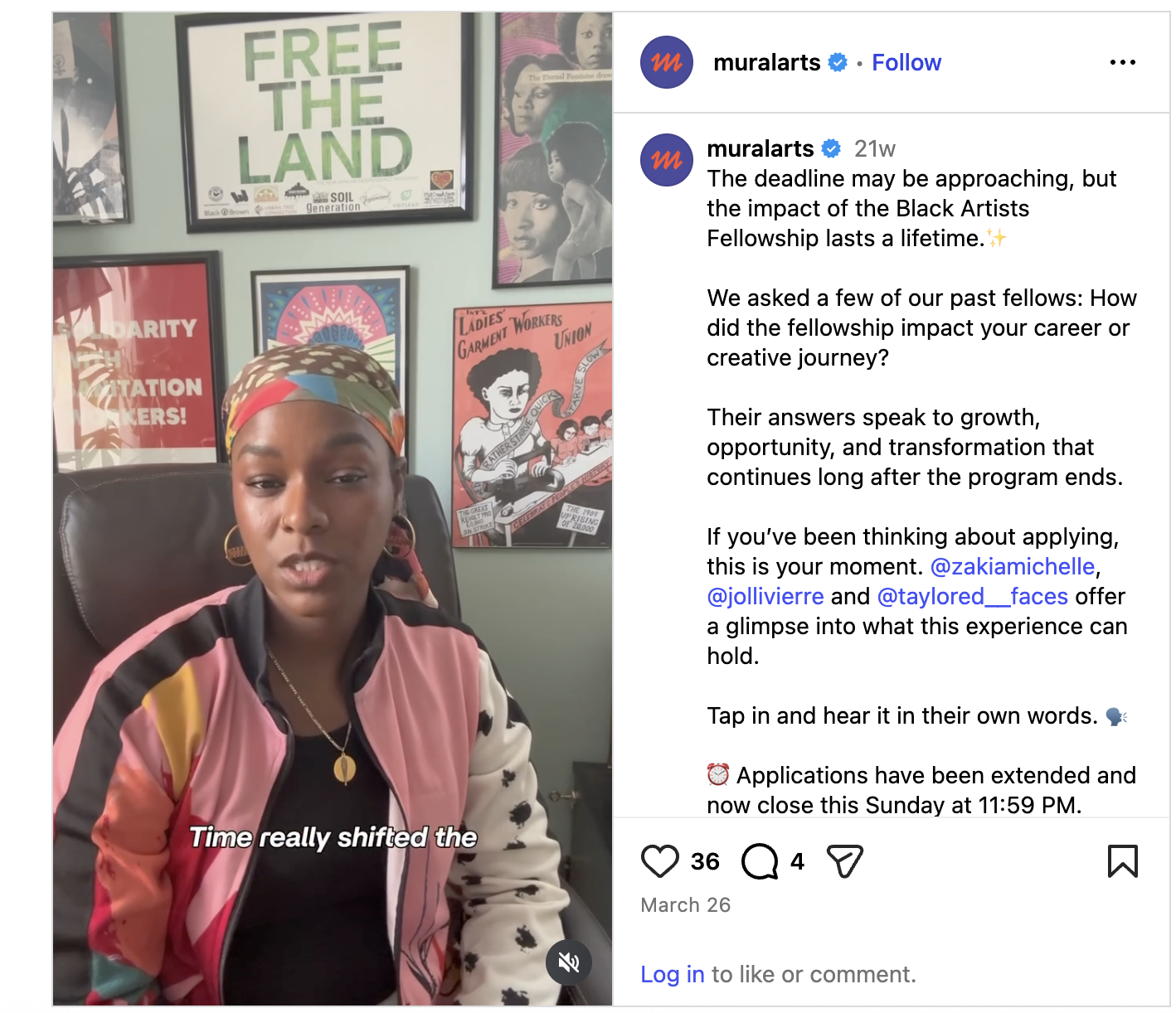 "The deadline may be approaching, but the impact of the Black Artists Fellowship lasts a lifetime. We asked a few of our past fellows: How did the fellowship impact your career or creative journey? Their answers speak to growth, opportunity, and tran