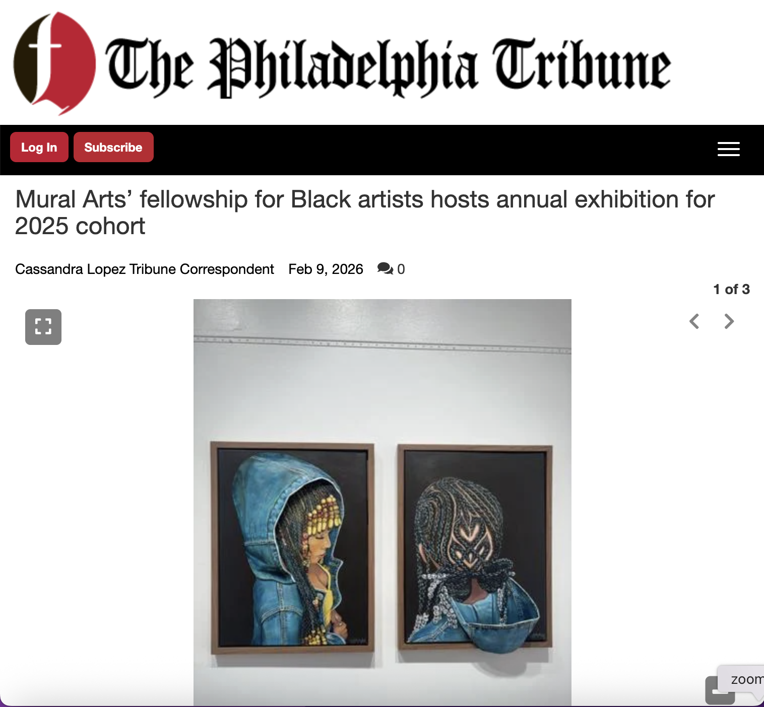 "The featured artists include ASHY ARTT, Kameo Chambers, Prince De León, Temple Douglass, Keiko El, Zakia M. Elliott, Jermaine Ollivierre, Malayah Reynolds, Jazlyne Sabree, Tisha Taylor and Levester Williams."