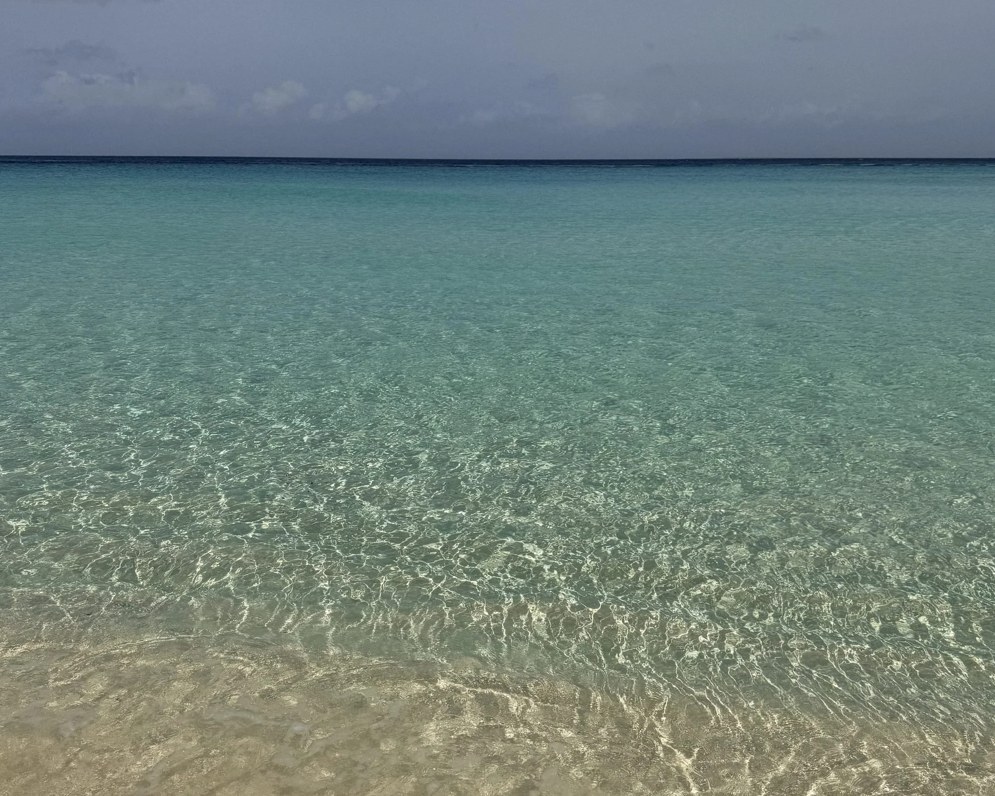 Turquoise water at Meads Bay below Malliouhana Anguilla