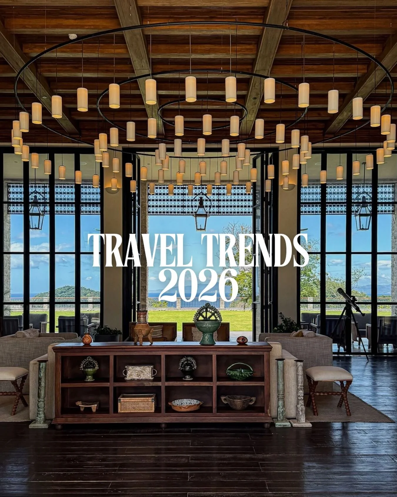 这种转变虽微妙，却无处不在。

桑拿房取代了酒吧。
2026年的旅行不再注重去过哪里，更看重旅途中的感受。行程更宽松，酒店更静谧，目的地无需——