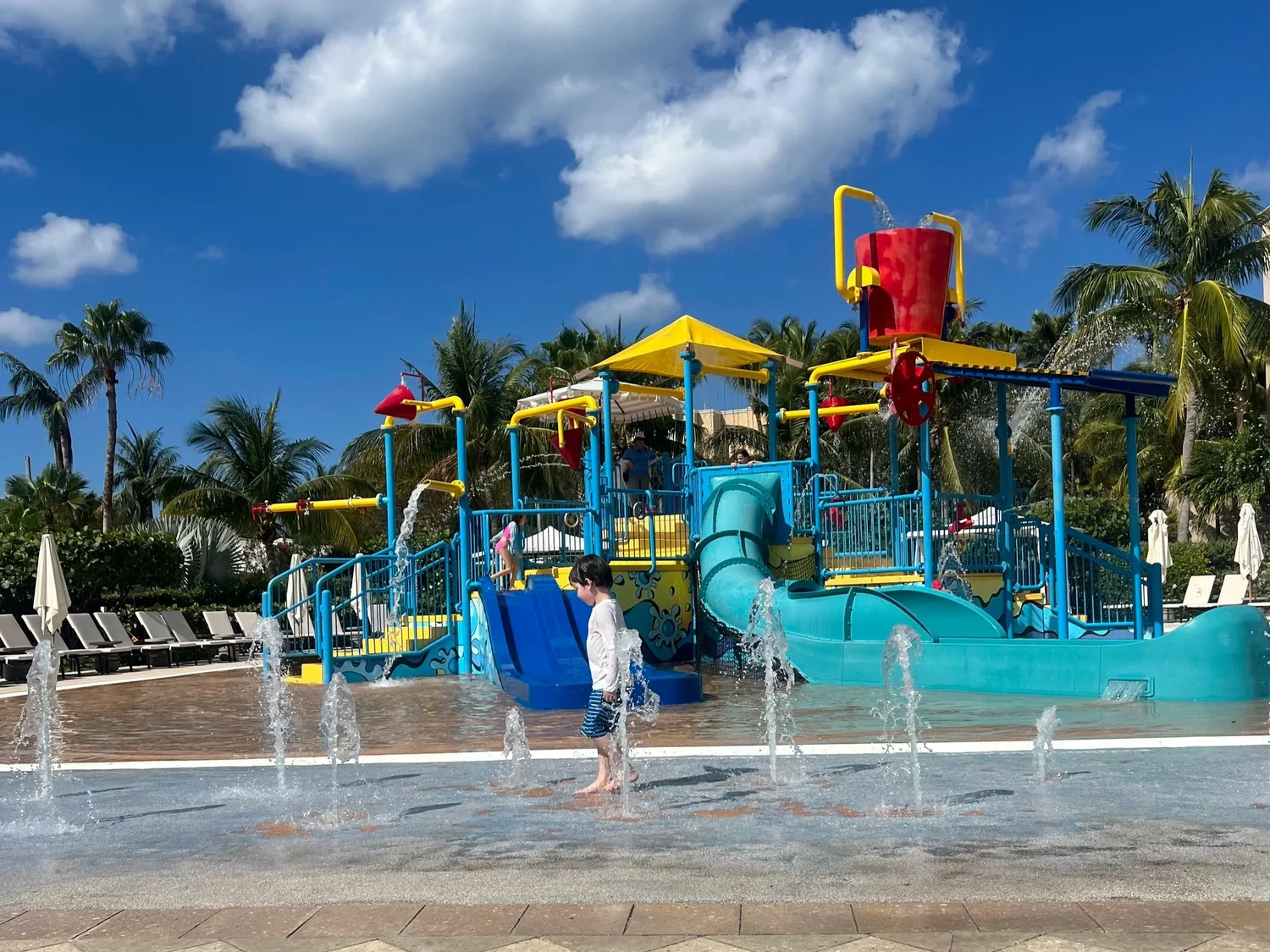 Ritz-Carlton Grand Cayman canal pool and family area Andiamo restaurant