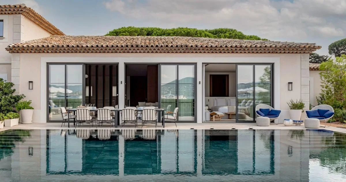 Villa Riviera with its own private pool at Cheval Blanc St-Tropez