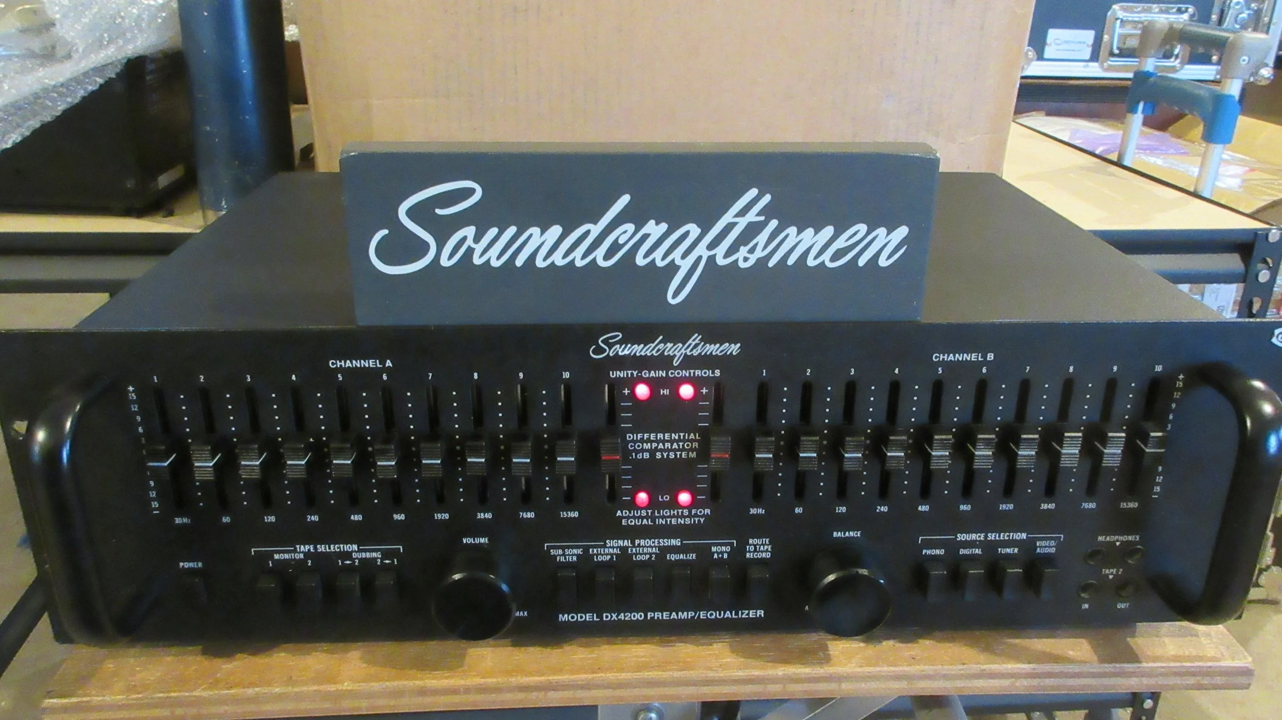 Soundcraftsmen DX4200 preamp / EQ   NEW SLIDERS - CAPS - OPAMPS