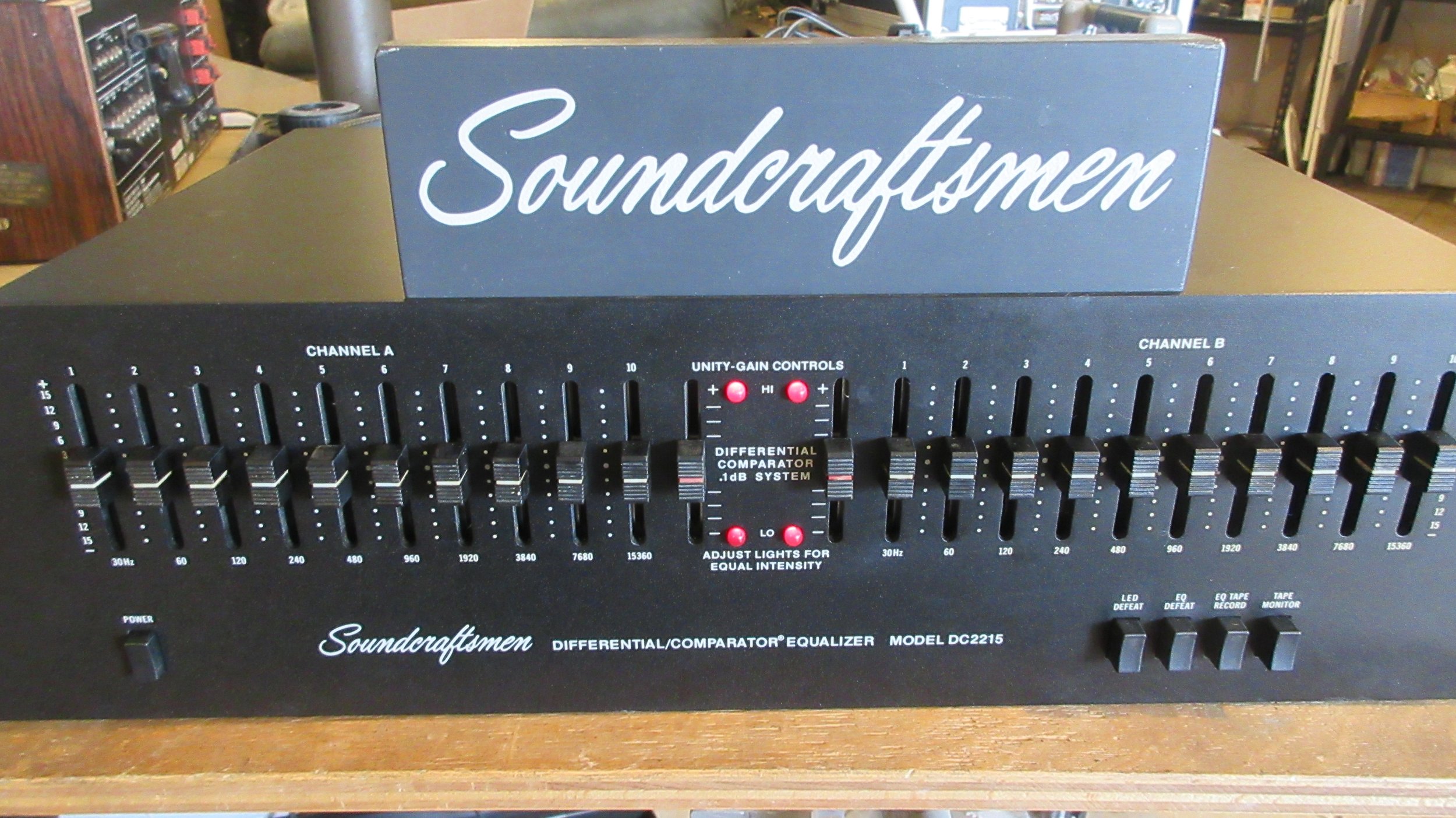 Soundcraftsmen DC2215 Equalizer *NEW CAPS, ICs, SLIDERS*