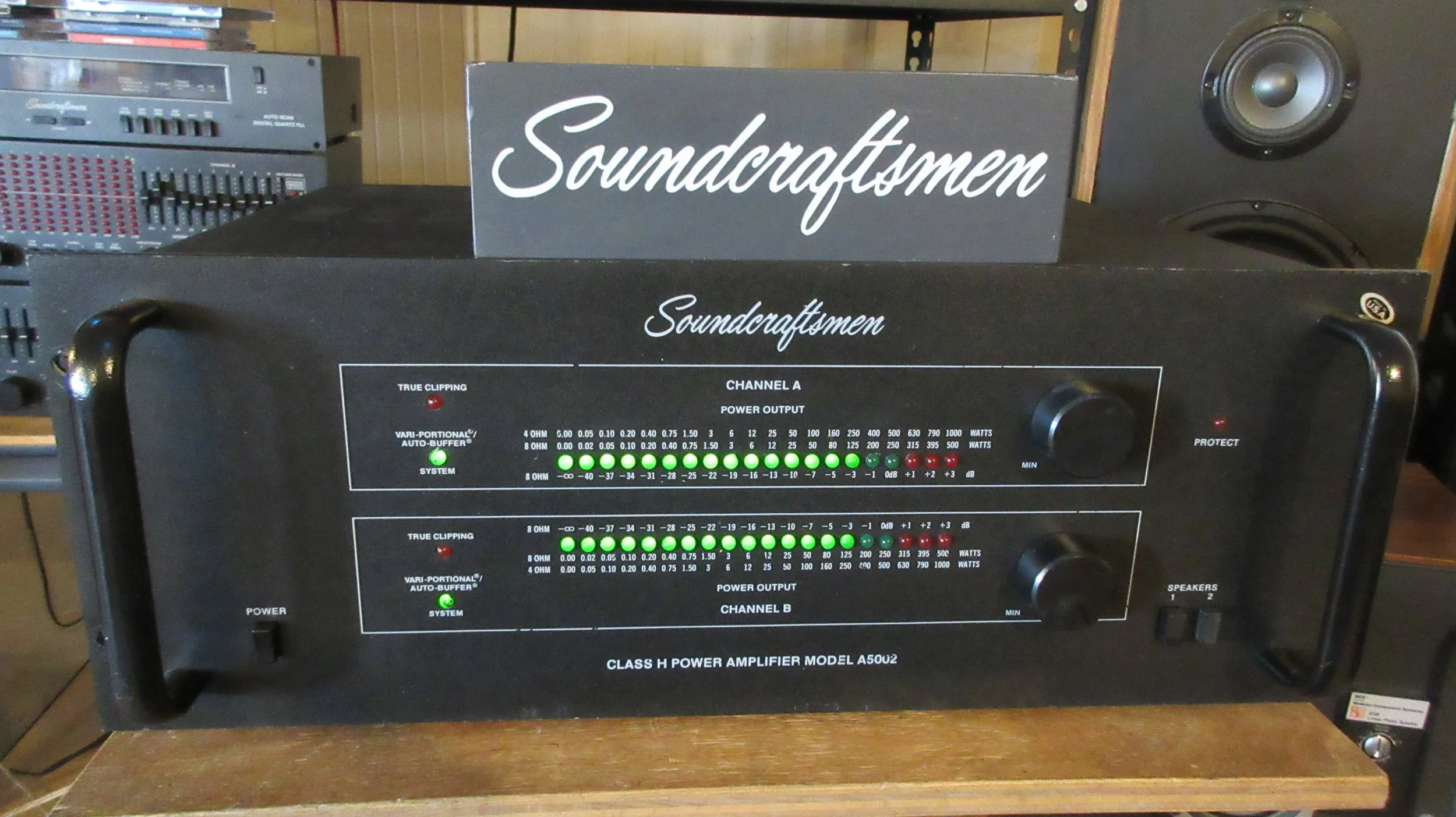 Soundcraftsmen A5002 power amp *FULLY SERVICED*