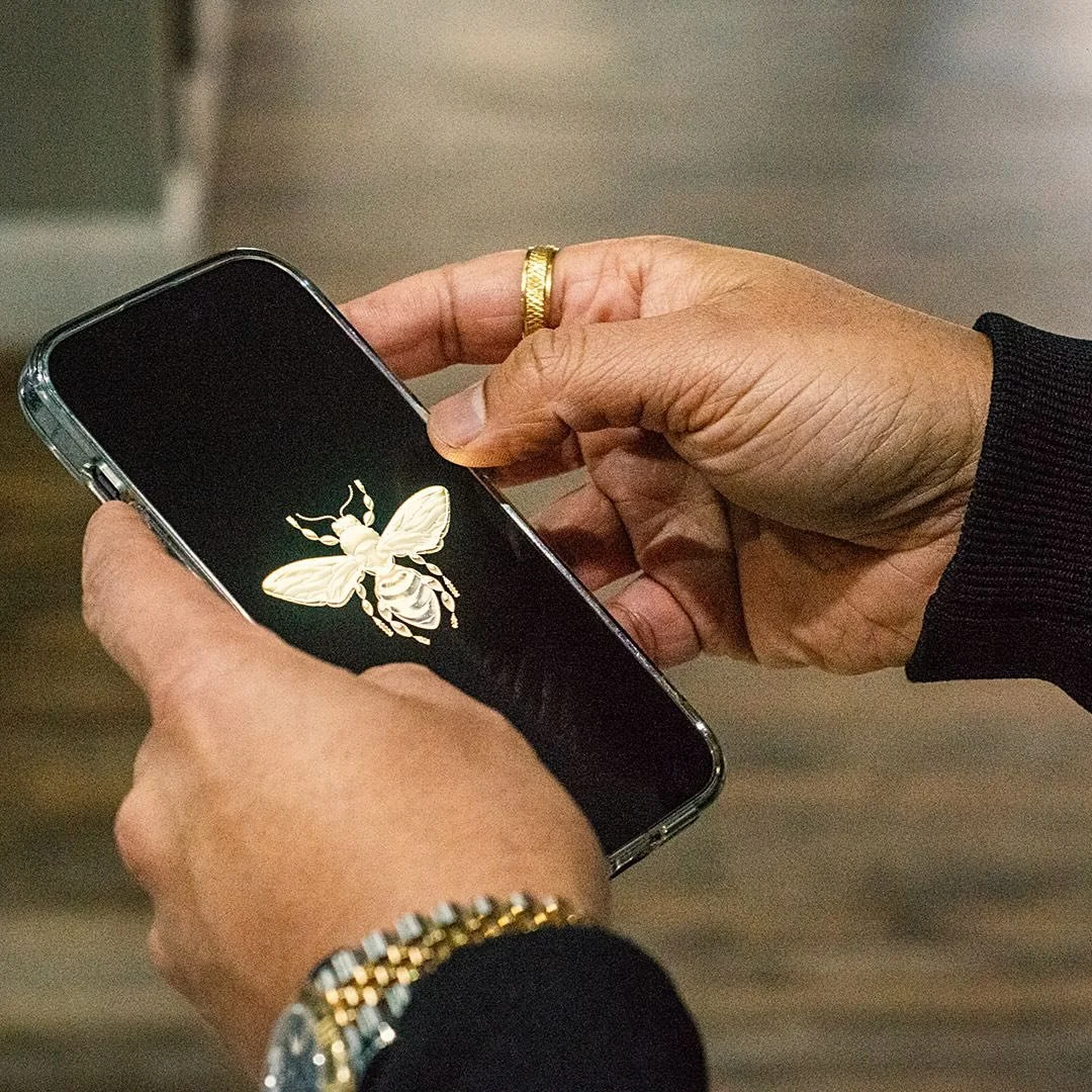 A symbol of royalty, resilience, rebirth and relentless industry. The bee doesn&rsquo;t just work&mdash;it builds empires, turning effort into gold. Just like in business, success is found in the hive of dedication, strategy, and community. Keep buil