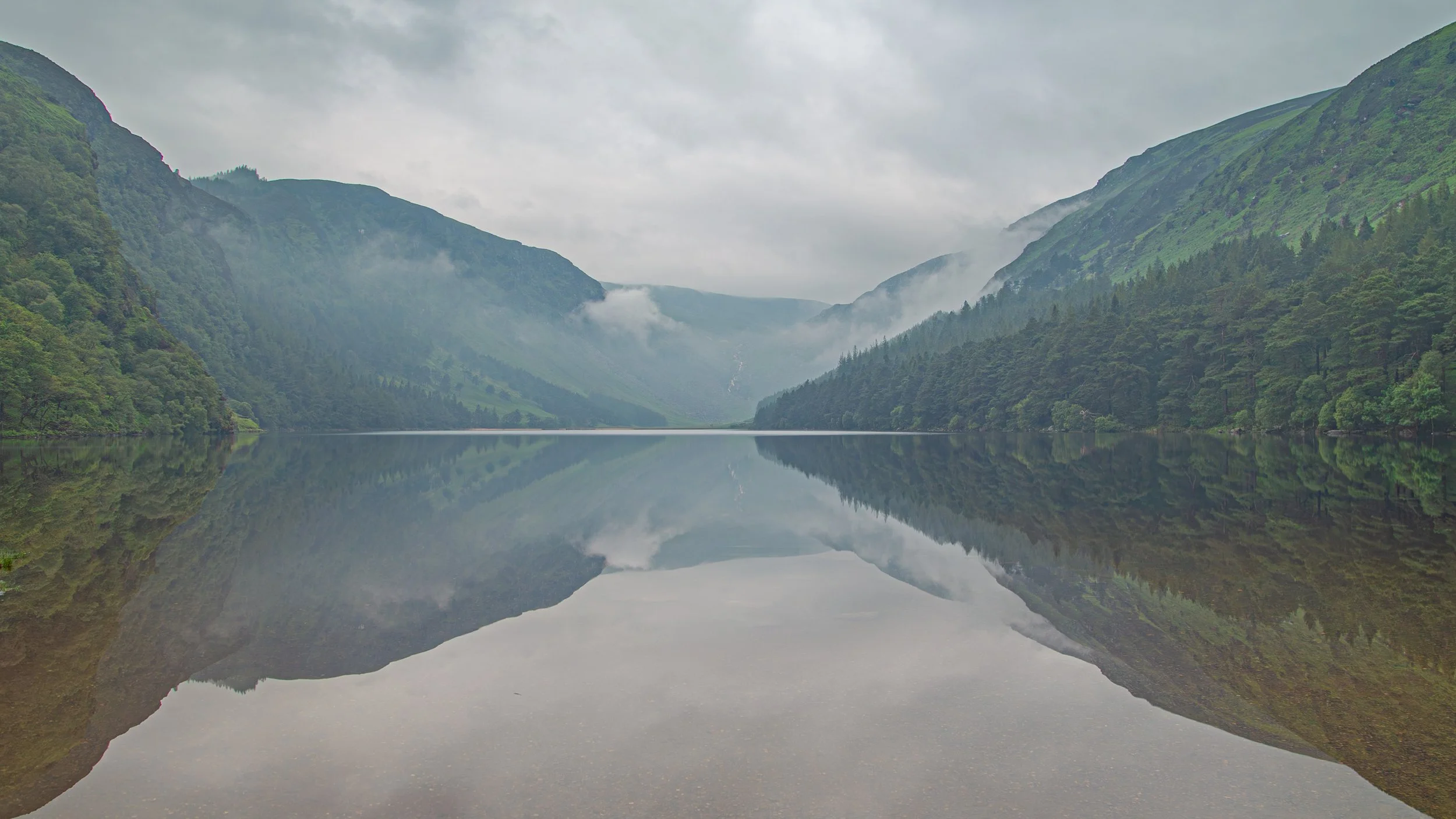 Upper Glendalough Lake, Glendalough, County Wicklow