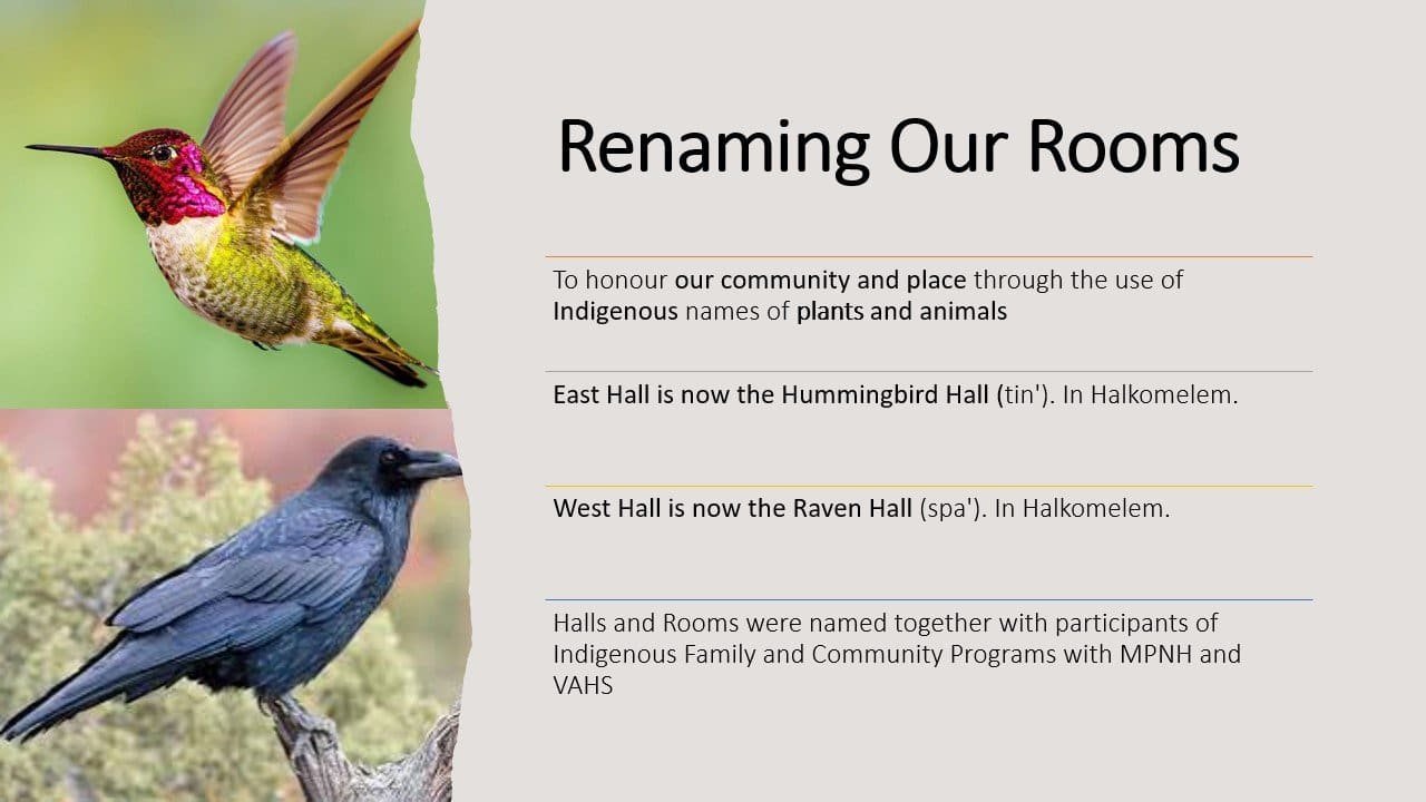 Renaming Our Rooms