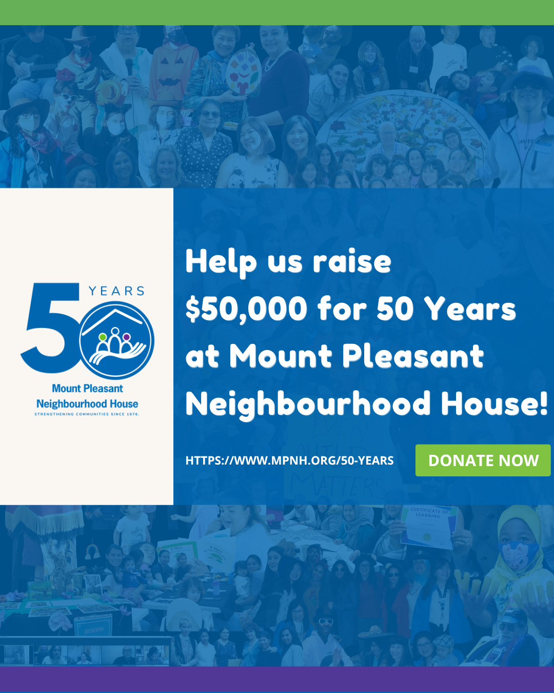 Our 50th Birthday Page is live!