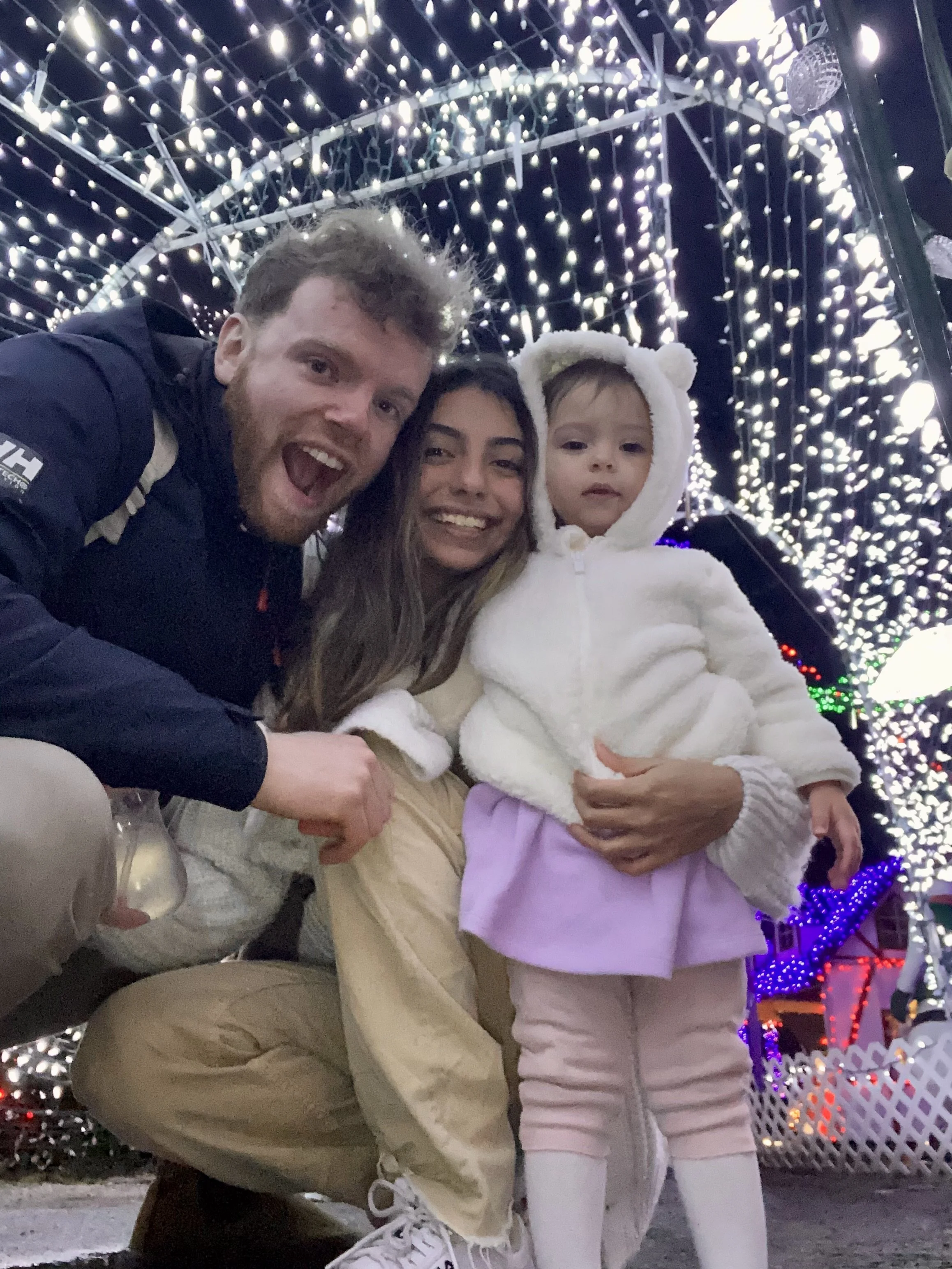 Dania, with her husband and Eireann