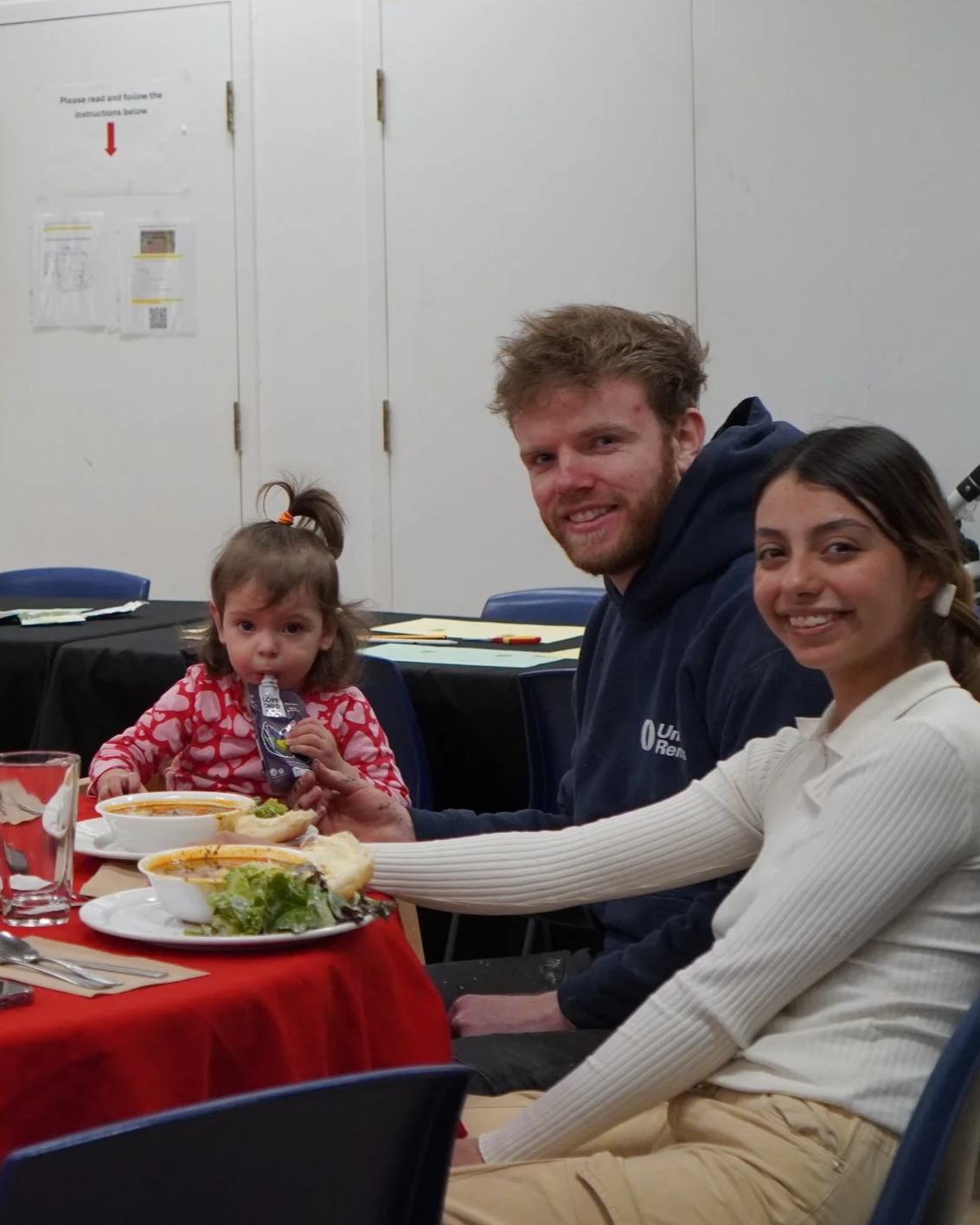 Dania's family at MPNH Community Lunch March 2025