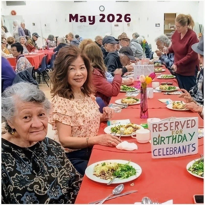 Birthdays at Tuesday Seniors Lunch - May 2026