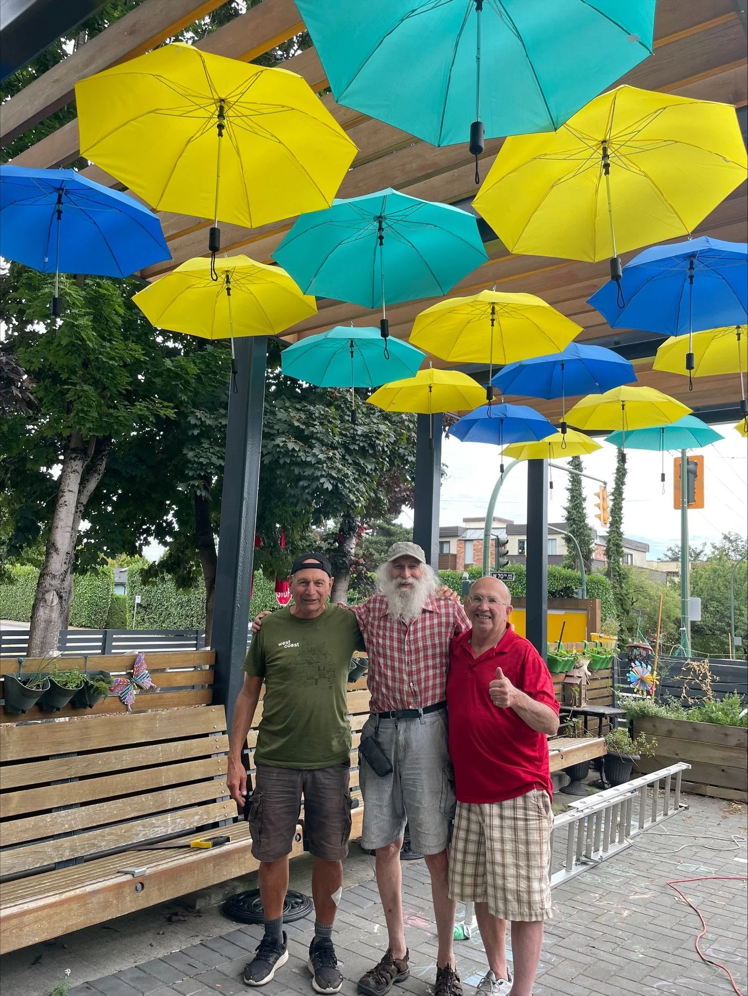 Umbrellas at Marpole Neighborhood House 2025