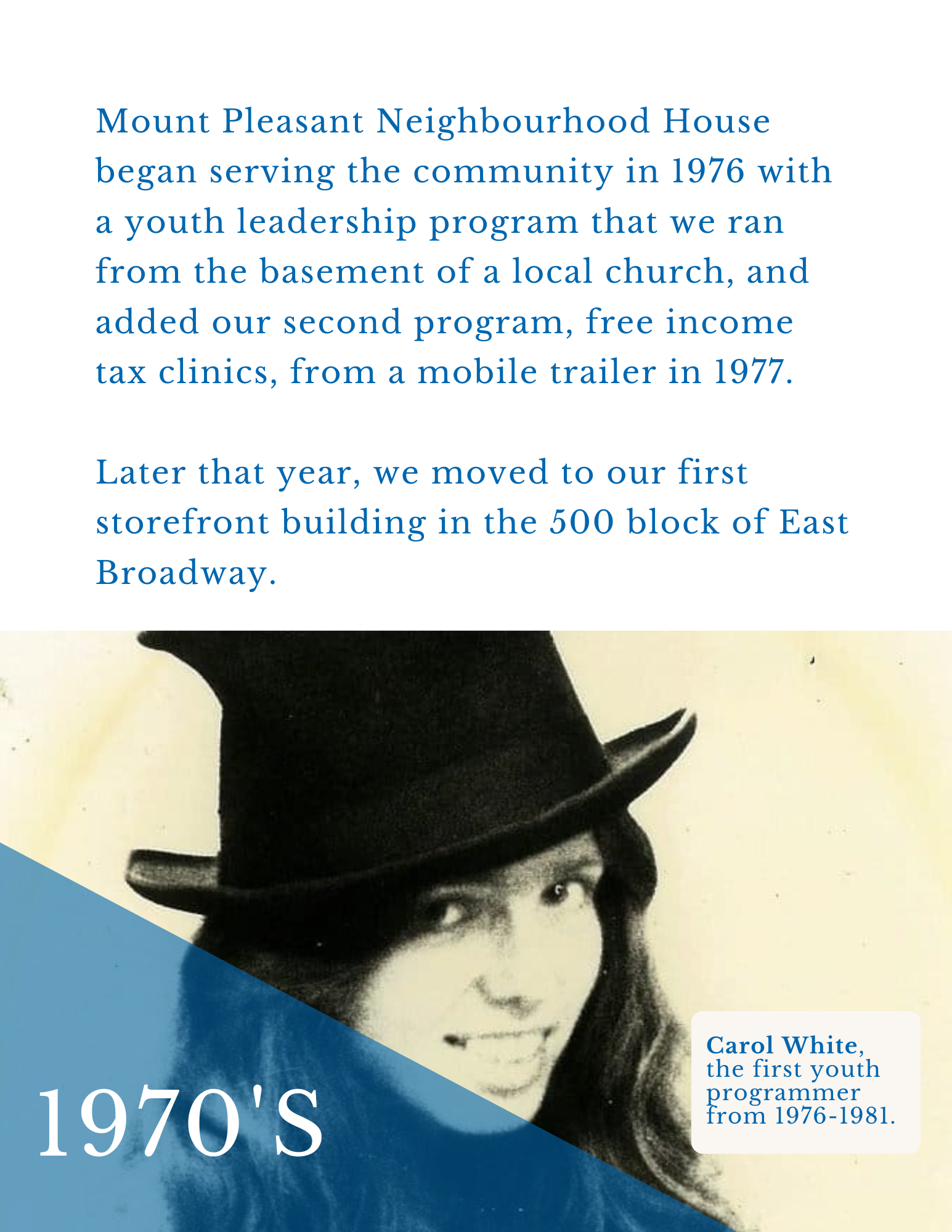 1970's - Featuring Carol White, the first youth programmer at MPNH.