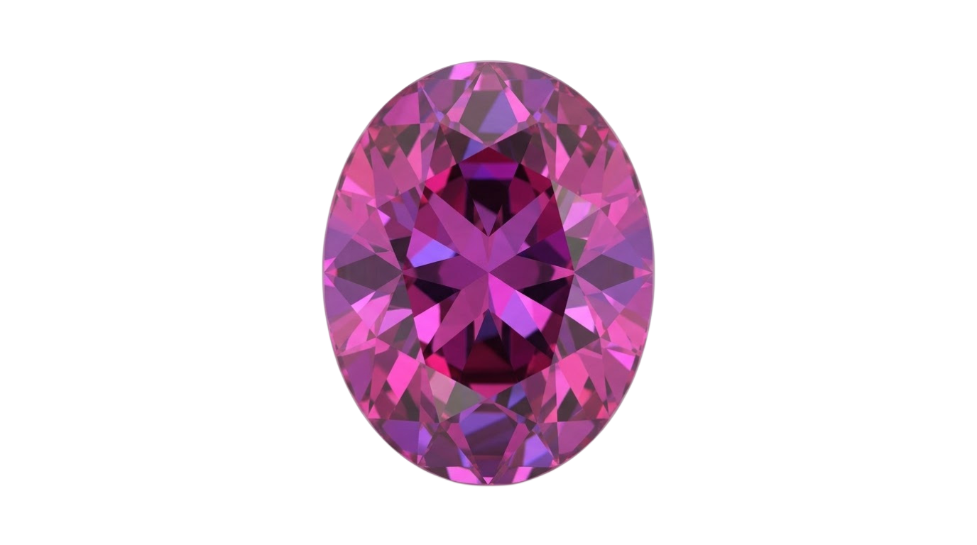 1ct Hot Pink-Violet Sapphire
