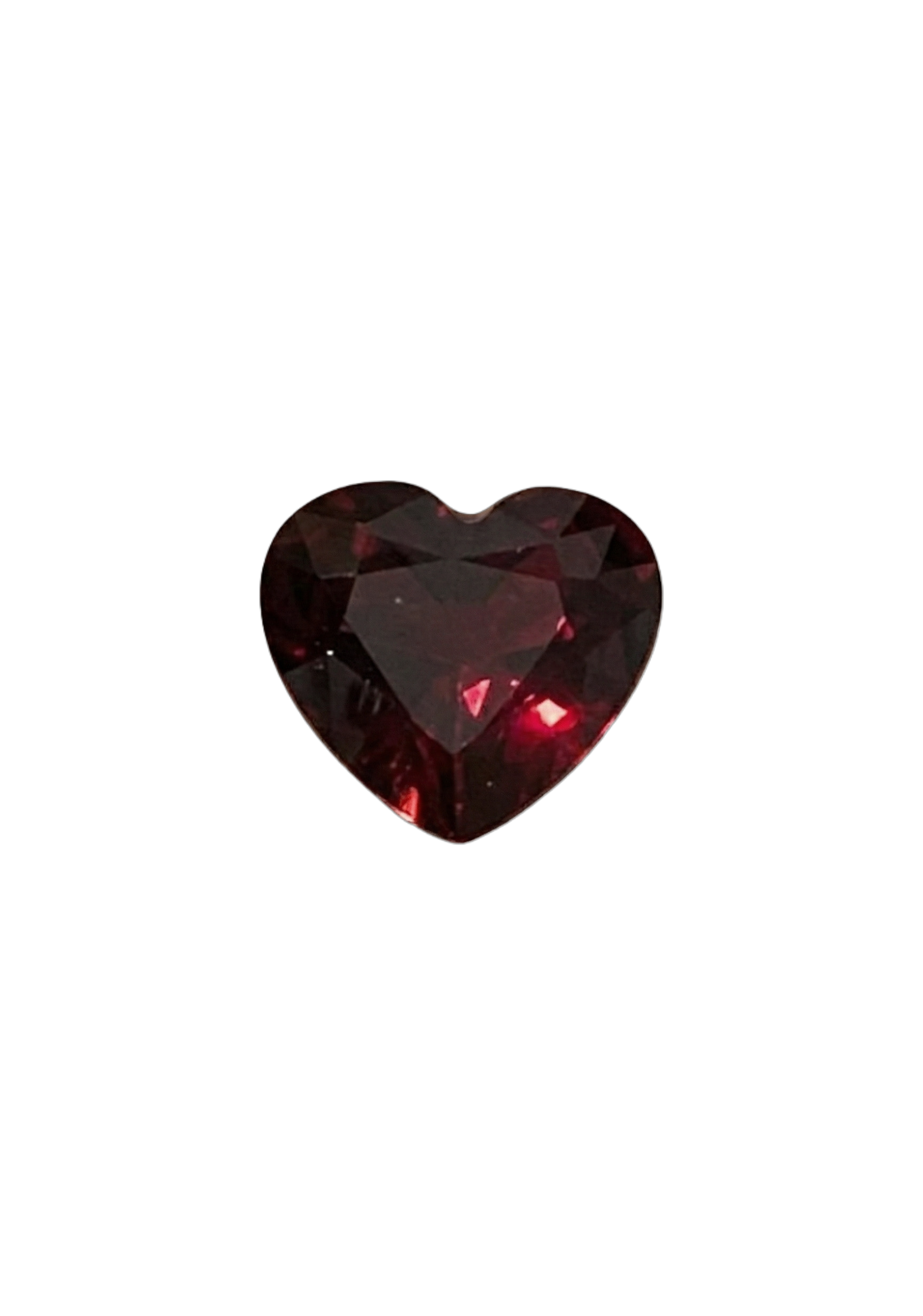 2.7ct Heart Garnet