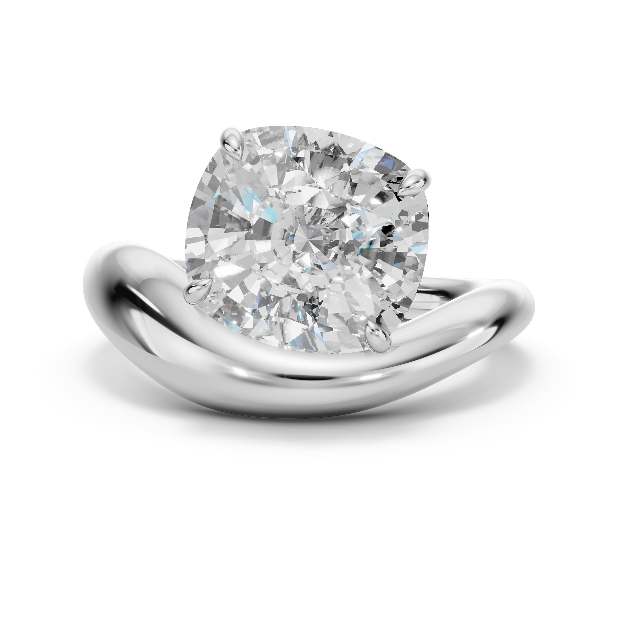 The Mega Bubble Ring - White on White